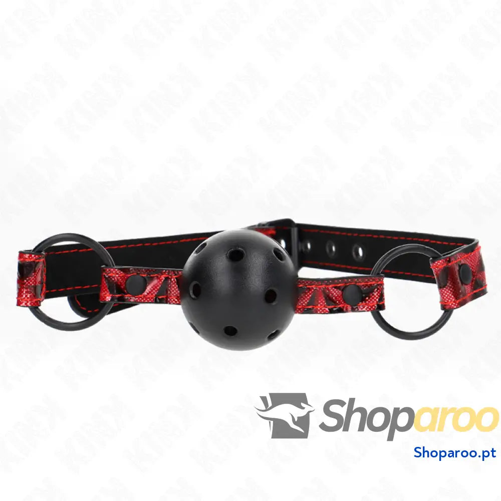 KINK - BOLA PADRÃO DIAMANTE 4,5 CM GAG MODELO 2 64,5 CM AJUSTÁVEL 42-60 CM