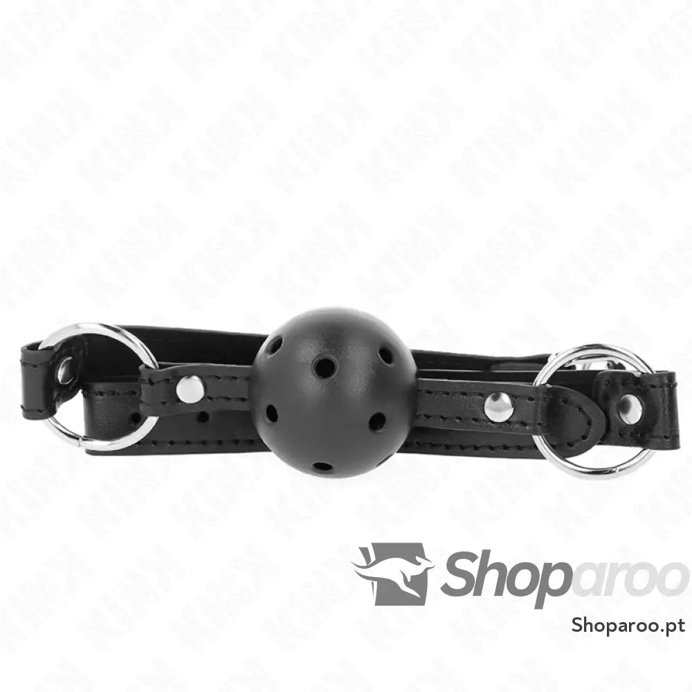 KINK - BOLA PRETA OCA DURO 4,5 CM GAG MODELO 1 63,5 X 2 CM