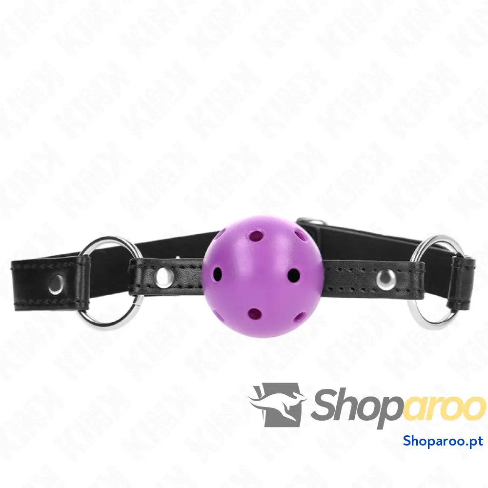 KINK - BOLA ROXA DURO OCA 4,5 CM MORDAÇA 63,5 X 2 CM