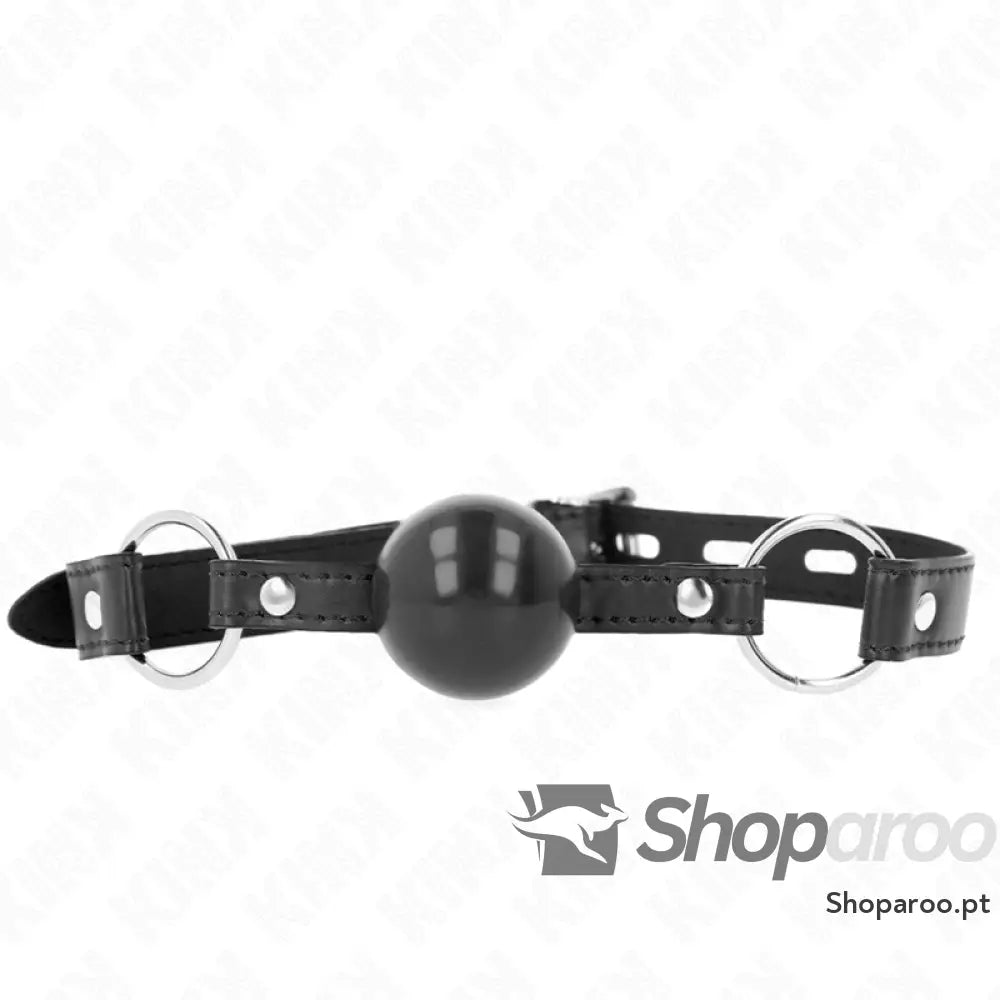 KINK - BOLA TPE PRETA MORDAÇA 4 CM 60 x 2 CM
