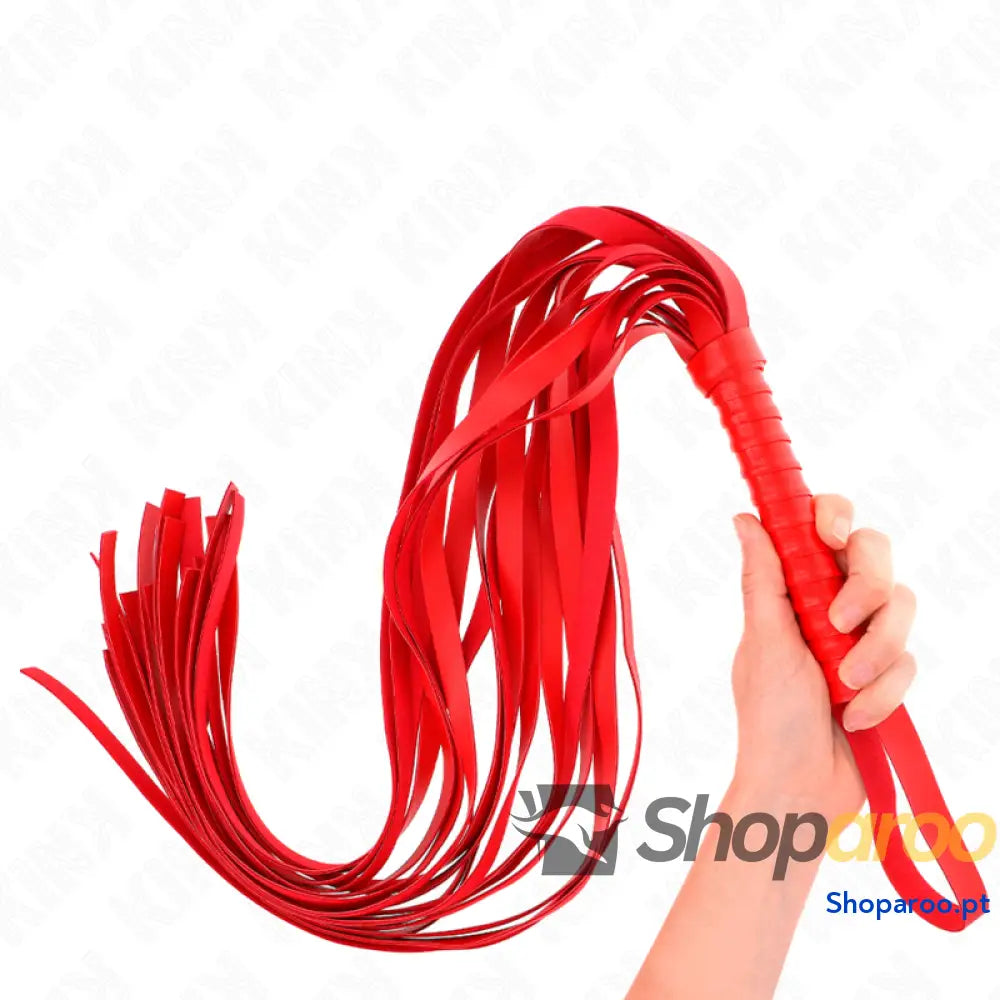 KINK - CHICOTE CABO CURTO VERMELHO 70 CM