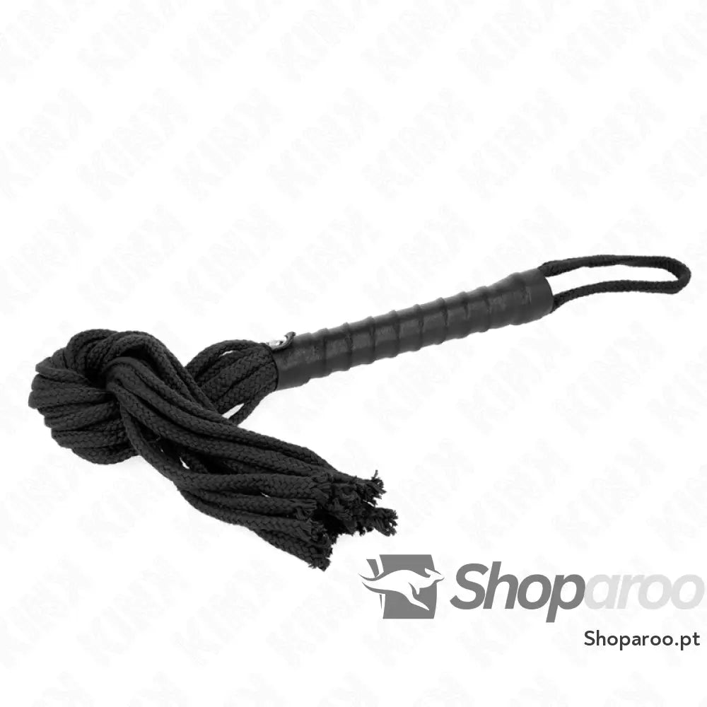 KINK - CHICOTE DE CORDA PRETA 56 CM