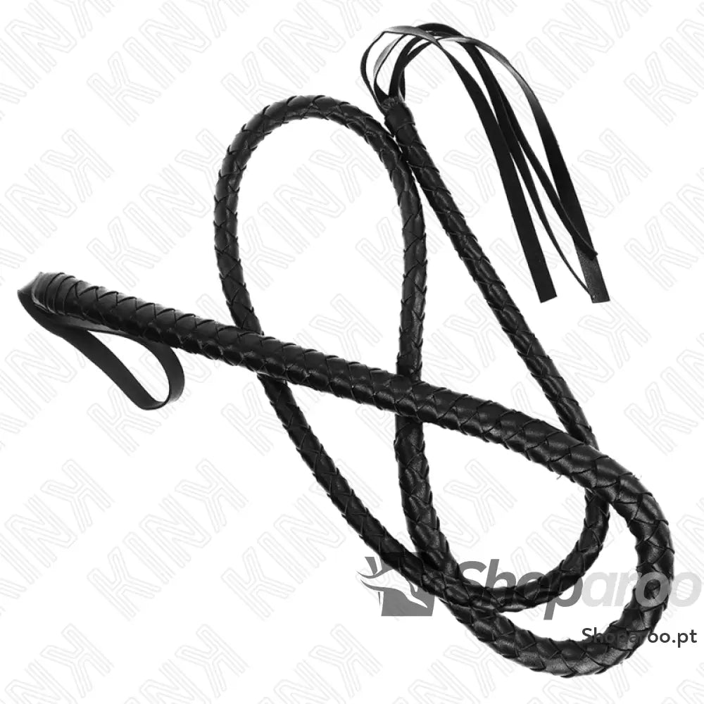 KINK - CHICOTE DE SERPENTE PRETO LONGO 210 CM