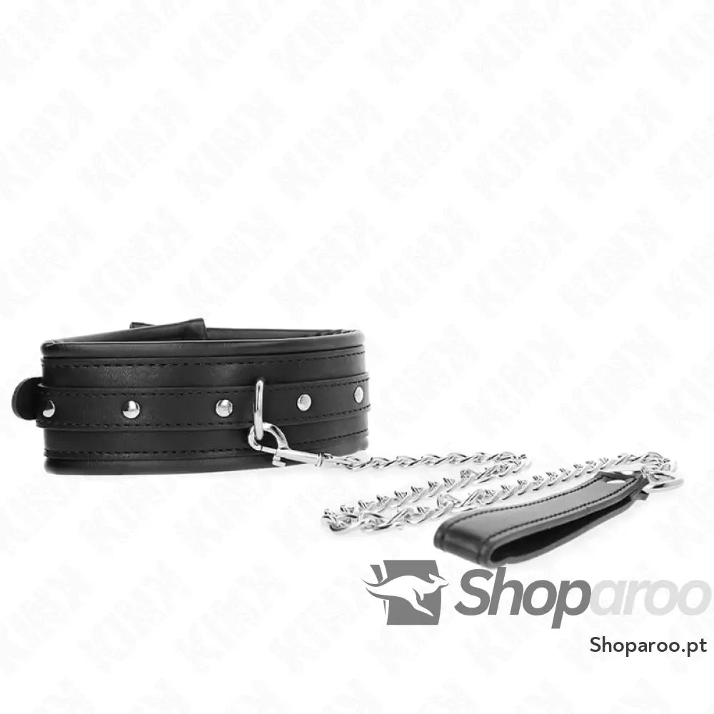 KINK - COLAR COM ALÇA DE FIVELA BRILHANTE 65 CM 48,5 CM X 5,3 CM