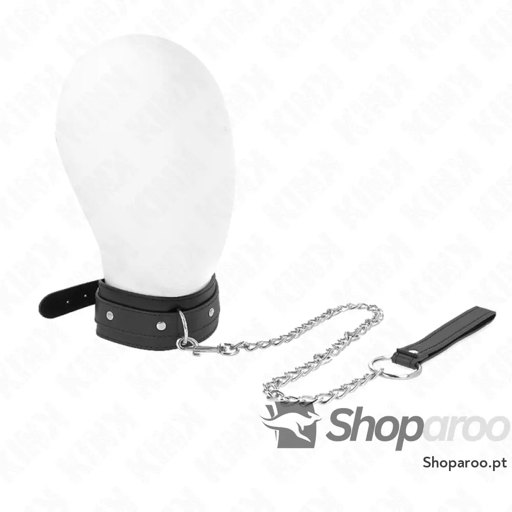KINK - COLAR COM TRELA 65 CM 1 ANEL AJUSTÁVEL 38-49 CM X 5 CM