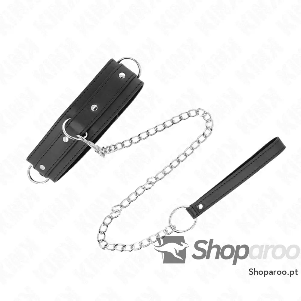 KINK - COLAR COM TRELA 65 CM 3 ANÉIS MODELO 1 AJUSTÁVEL 38-49 CM X 5 CM