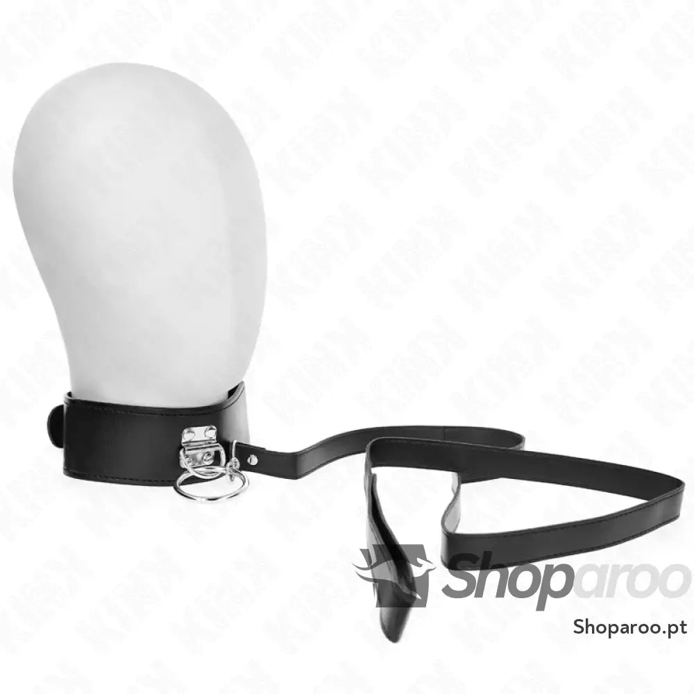 KINK - COLAR ESTUDDED 116 CM COM ALÇA DE COURO 50 X 5 CM