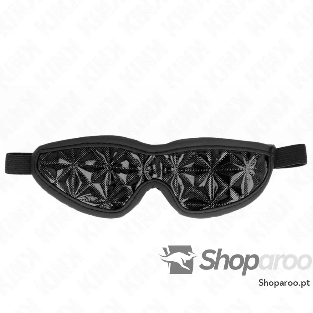 KINK - FAIXA DE CABEÇA PADRÃO DIAMANTE PRETO 20,5 x 6 CM