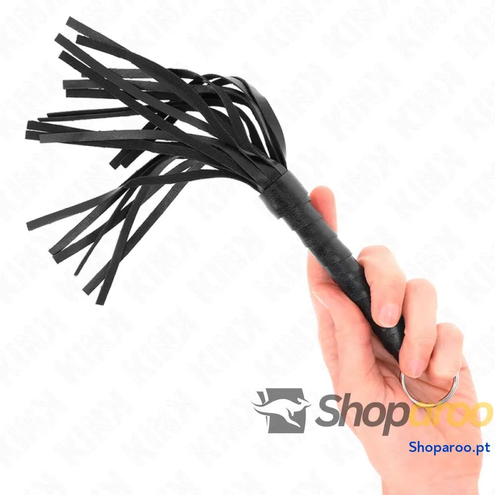 KINK - MINI CHICOTE PRETO SIMPLES 28 CM