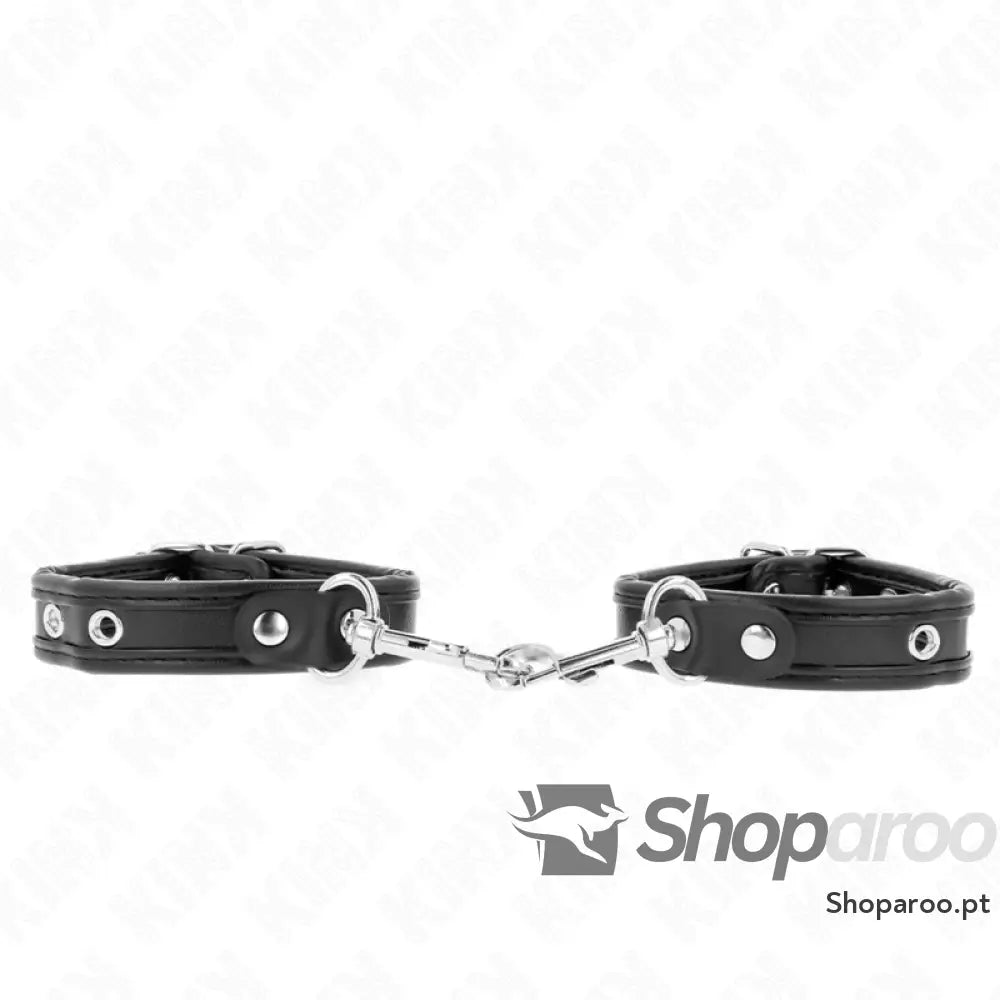 KINK - MINI PULSEIRAS PRETAS COM PREGOS AJUSTÁVEIS 16-22 CM X 2 CM