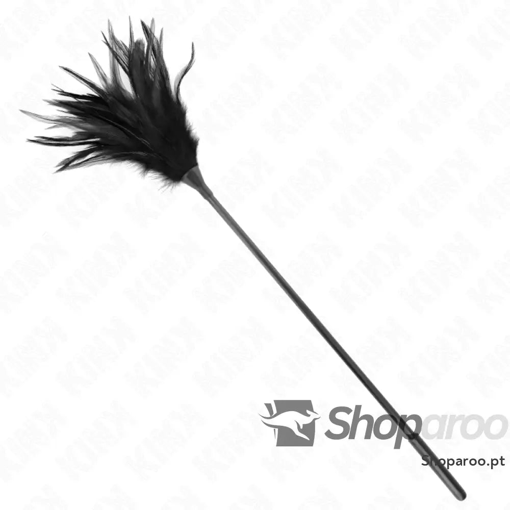 KINK - MÚLTIPLAS PENAS DE CÓCEGAS PRETAS 45 CM