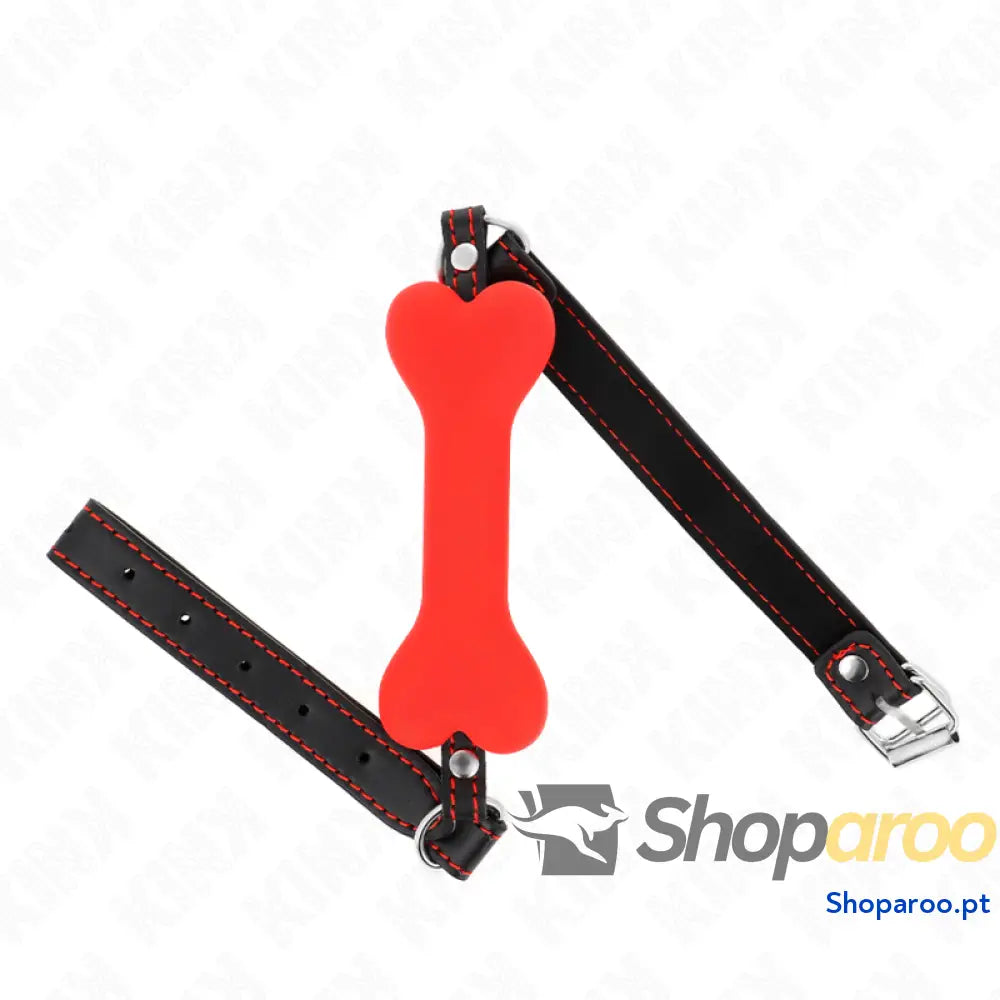 KINK - OSSO VERMELHO 12 CM MORDAÇA 63 x 2 CM