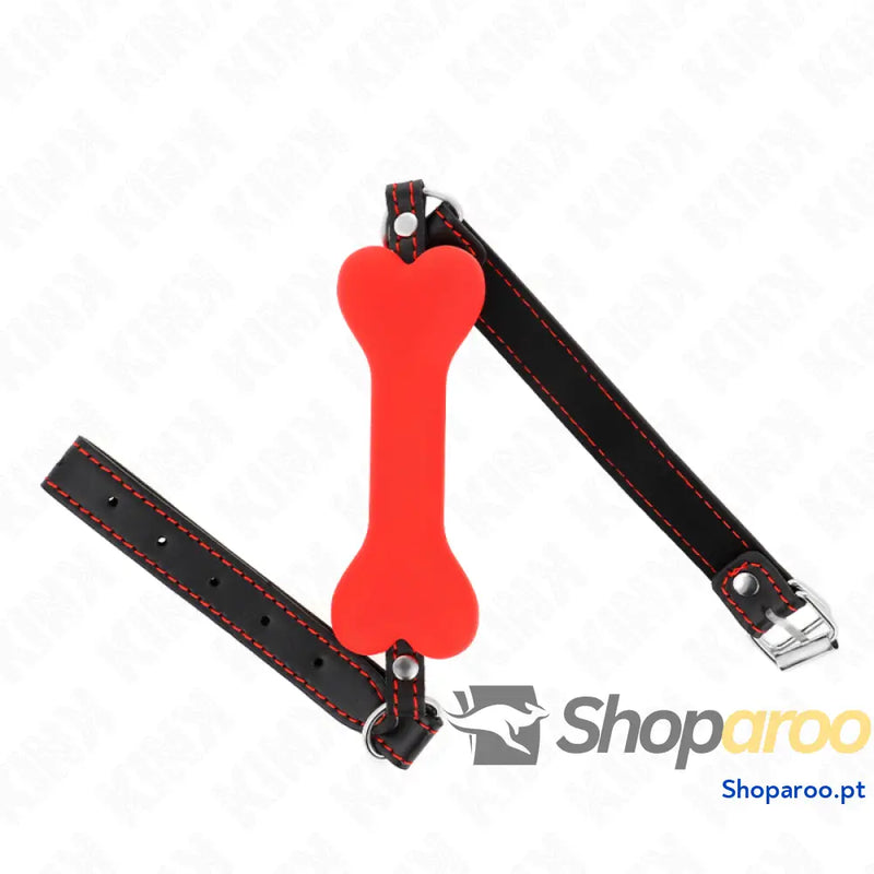 KINK - OSSO VERMELHO 12 CM MORDAÇA 63 x 2 CM