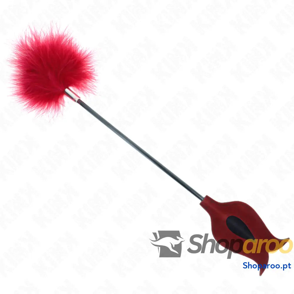 KINK - PENAS DE CÓCEGAS COM REMO FORMA DE ROSA 8 CM