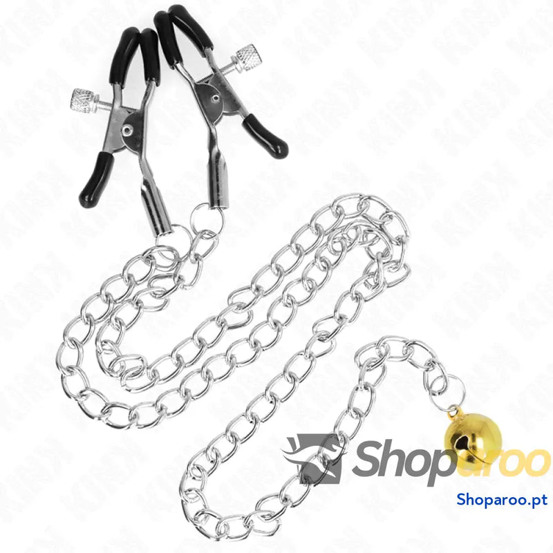 KINK - PINÇAS DE CORRENTE COM SINO 30 CM