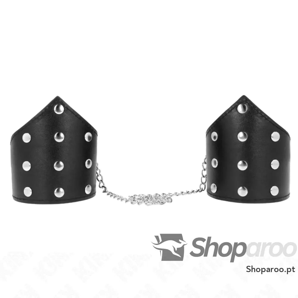 KINK - PULSEIRAS ESTILO PONTO PRETO COM CORRENTE AJUSTÁVEL ??17-23 CM X 8,5 CM
