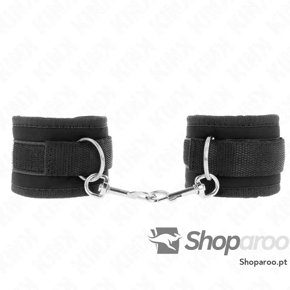 KINK - PULSO NYLON BIND HOOK&LOOP PRETO MODELO 2 AJUSTÁVEL 18-35 CM X 6