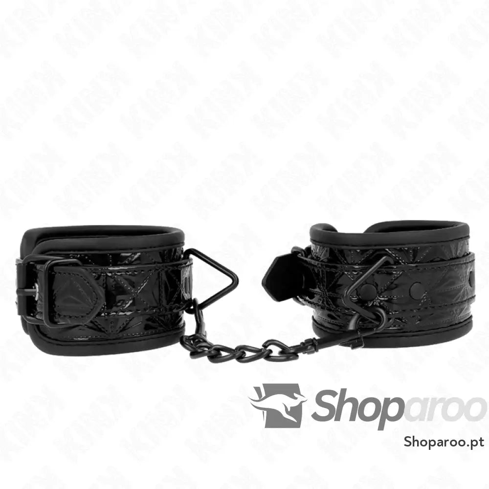 KINK - PULSO PADRÃO DIAMANTE PRETO AJUSTÁVEL 17-26 CM X 5,5