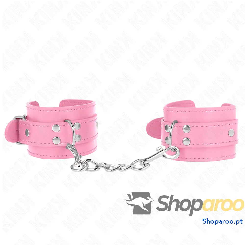 KINK - PULSO SIMPLES ROSA AJUSTÁVEL 20-23 CM X 5,5 CM
