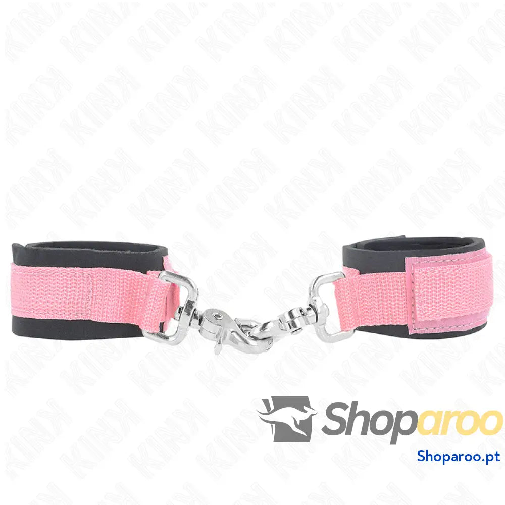 KINK - PUNHOS DE NEOPRENE AJUSTÁVEIS ROSA AJUSTÁVEIS 22-34 CM