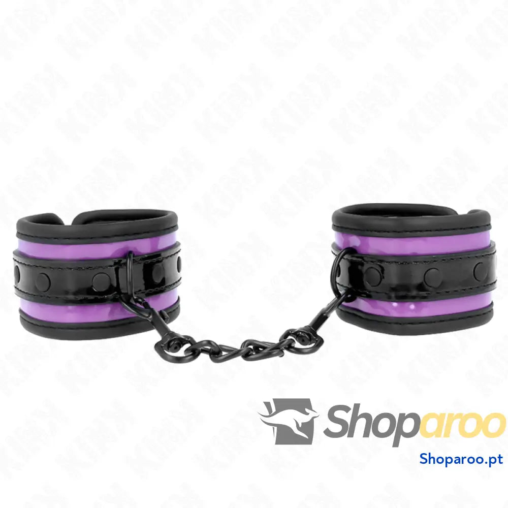 KINK - PUNHOS DE NEOPRENE ROXO CLARO AJUSTÁVEIS 21-28 CM X 5 CM