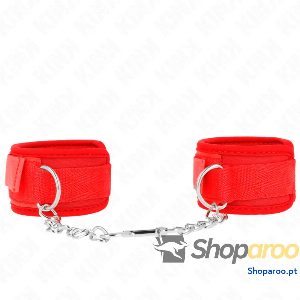 KINK - PUNHOS DE NEOPRENE VERMELHO 42 X 5 CM