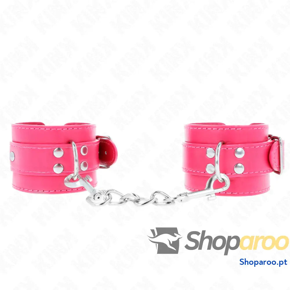 KINK - PUNHOS RASPBERRY ROSE COM FORRO AJUSTÁVEL 20-28 CM X 5,5