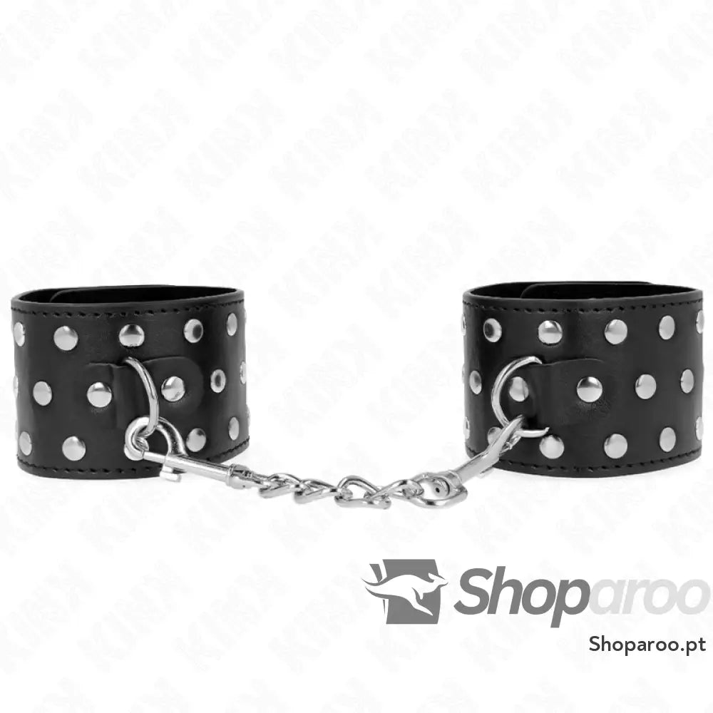 KINK - RETENÇÕES DE PULSO PUNK AJUSTÁVEIS 19-24 CM X 5,5 CM