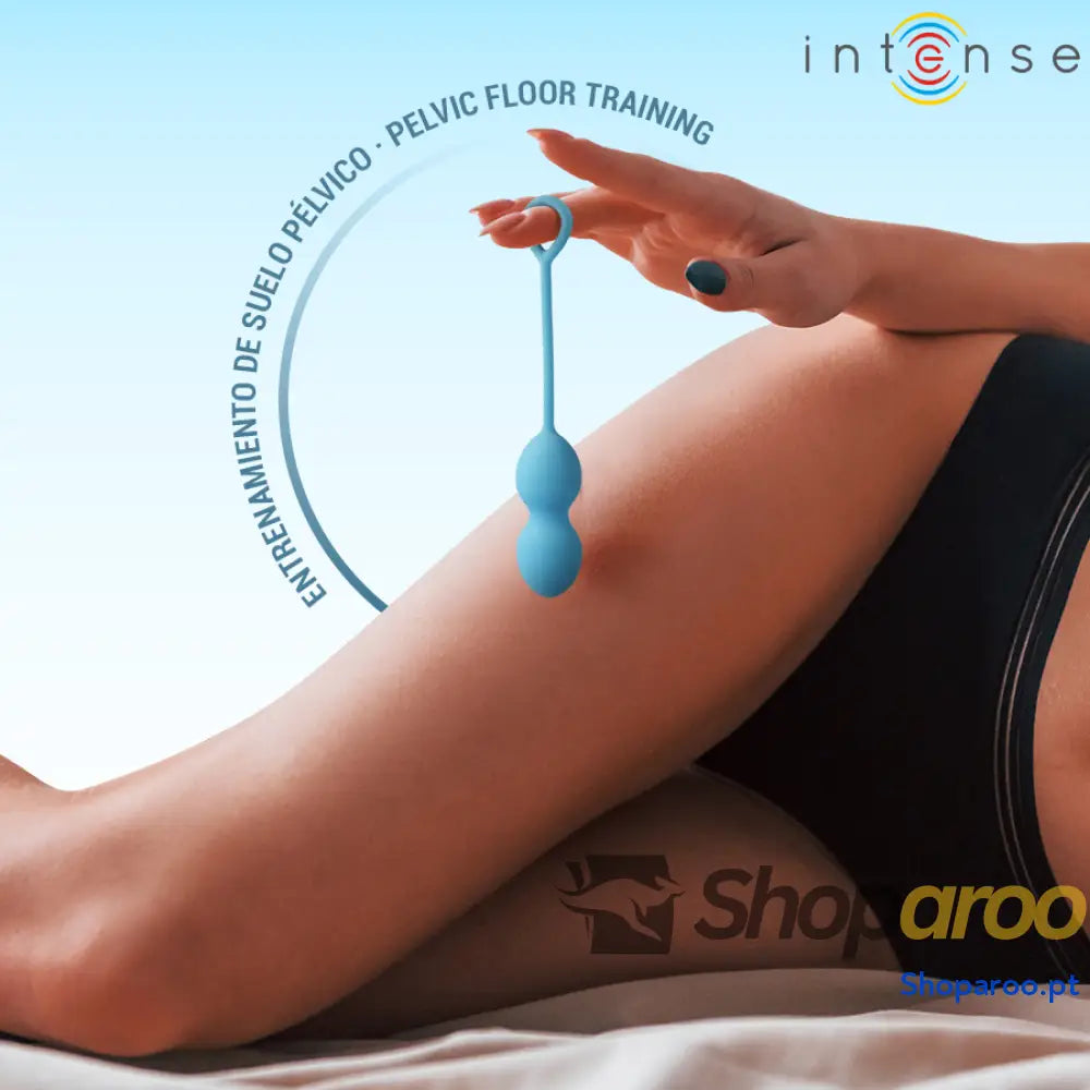 Kit Charli Kegel Ball Azul para Fortalecimento do Assoalho Pélvico