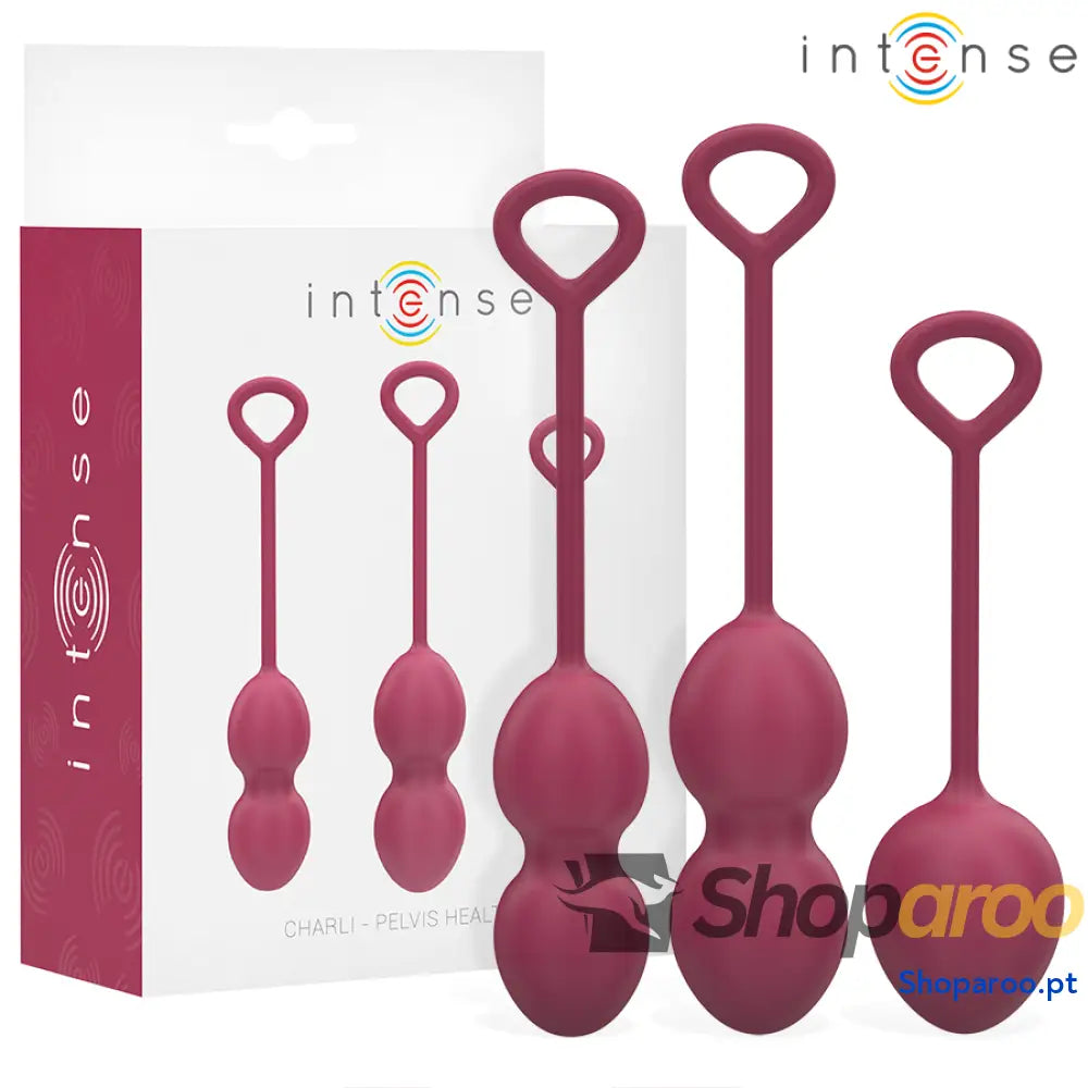 Kit Charli Kegel Ball Azul para Fortalecimento do Assoalho Pélvico