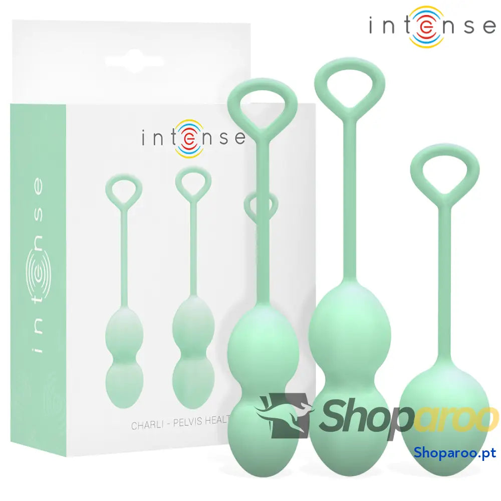 Kit Charli Kegel Ball Azul para Fortalecimento do Assoalho Pélvico