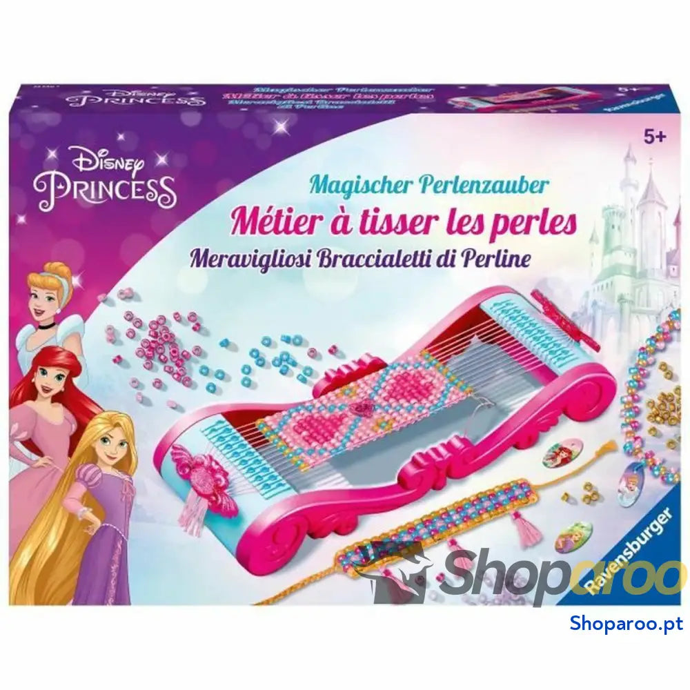 Kit Criação de Pulseiras e Colares Ravensburger Disney Princesses loom Fashion creation Plástico