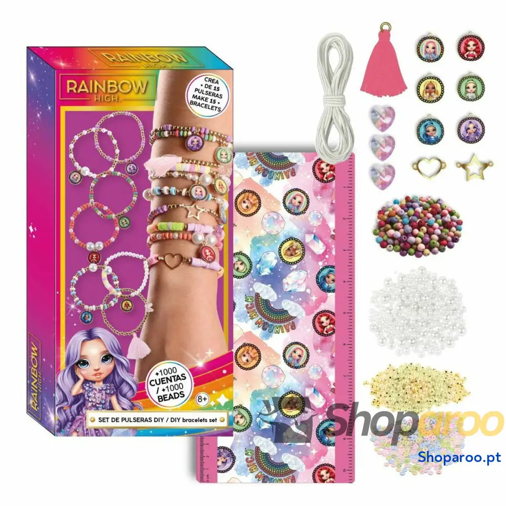 Kit Criação de Pulseiras Rainbow High