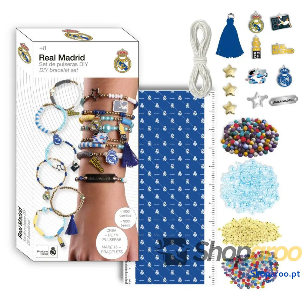 Kit Criação de Pulseiras Real Madrid C.F.