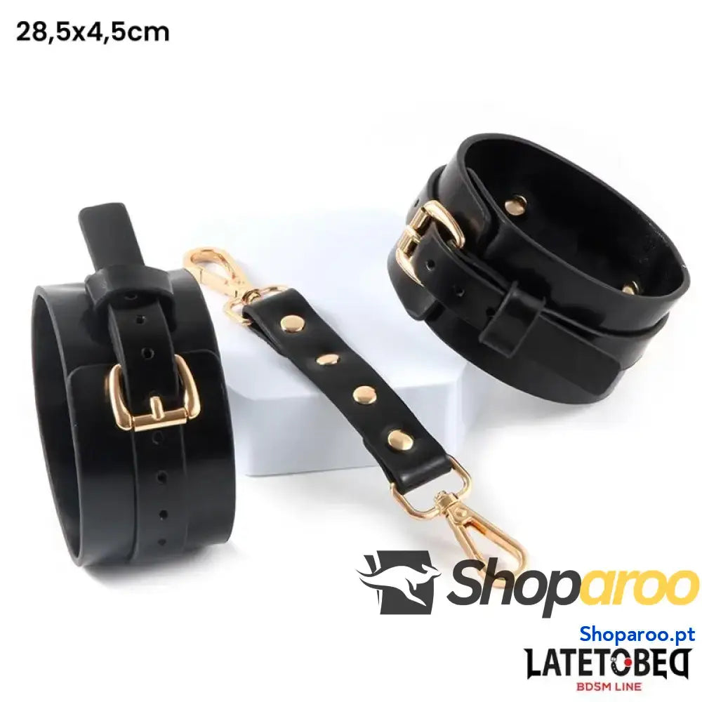 Kit de bondage LATETOBED BDSM LINE com 8 peças e bolsa armazenamento