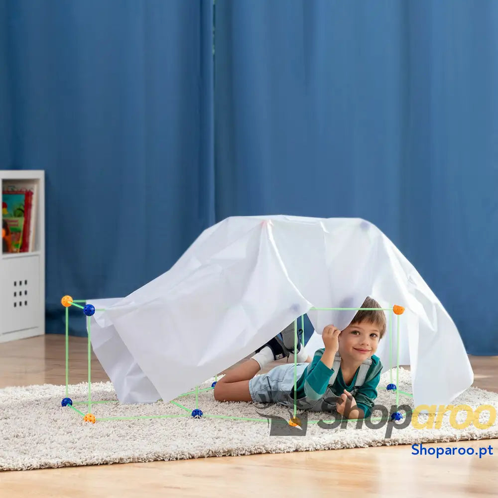 Kit de Construção Fortalezas para Criança Builkitt InnovaGoods 155 Peças