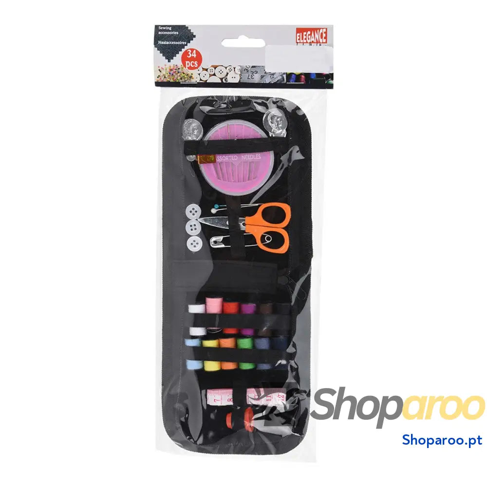 Kit de Costura Estojo 34 Peças