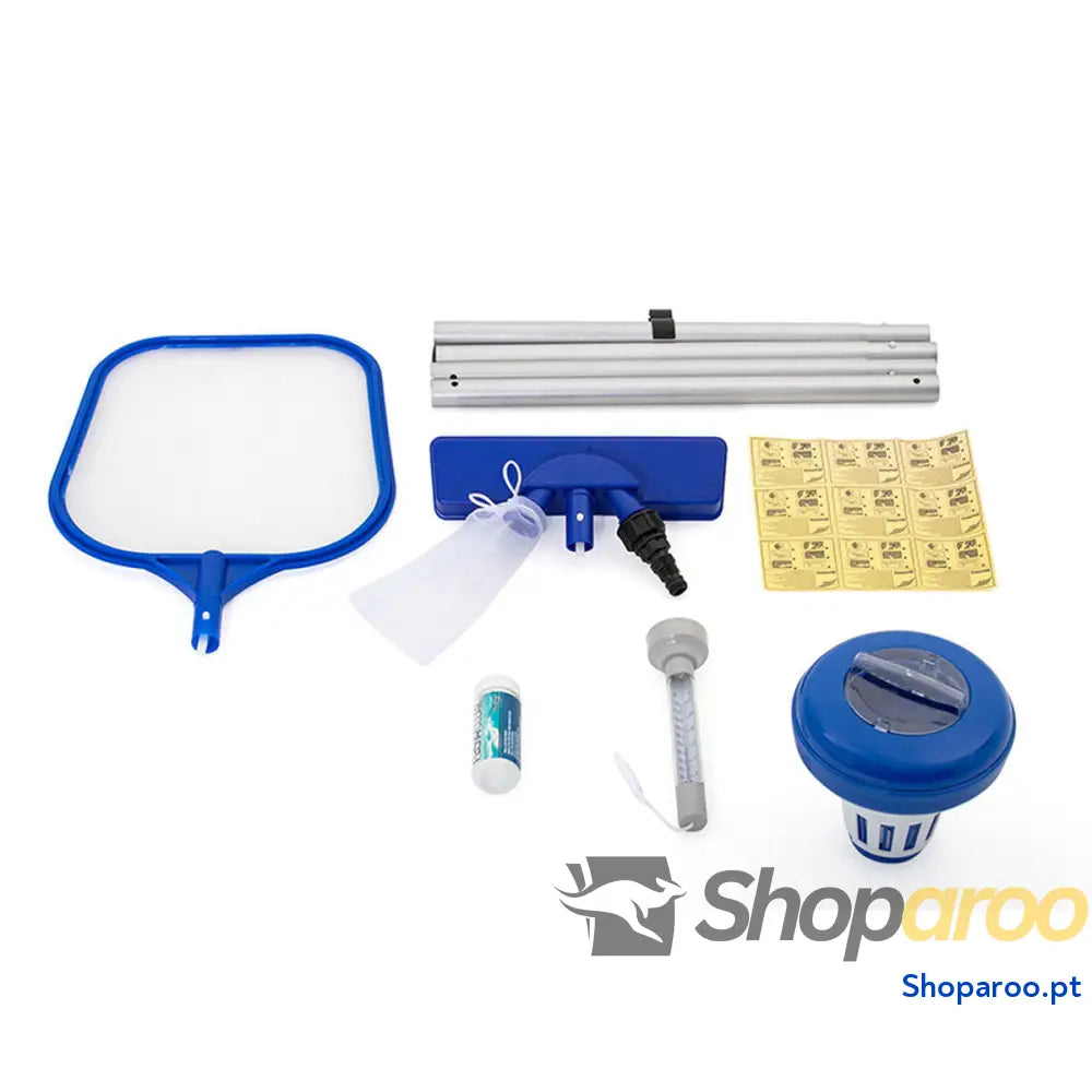 Kit de Manutenção Bestway Piscina com Acessórios Vara 161 cm Jardim 58195
