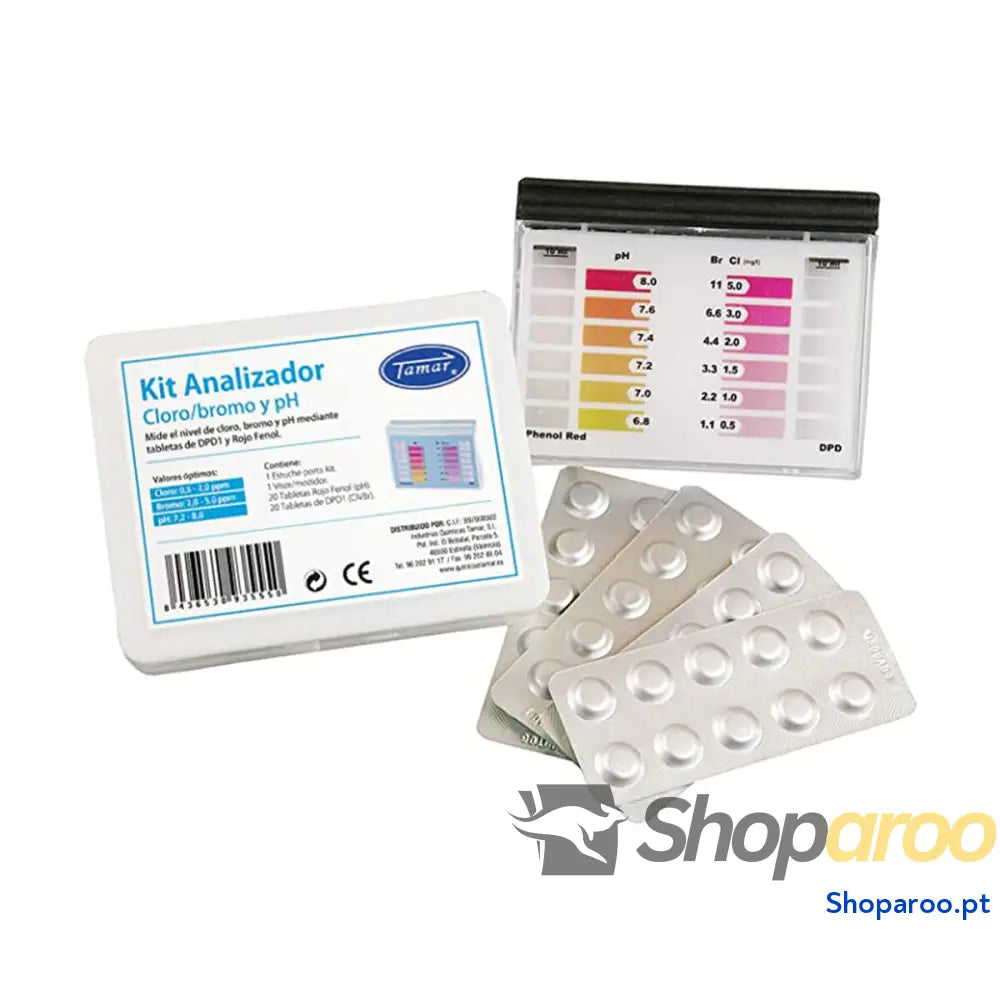 Kit de Manutenção para Piscinas Tamar dpd1 1175600000 Teste de PH