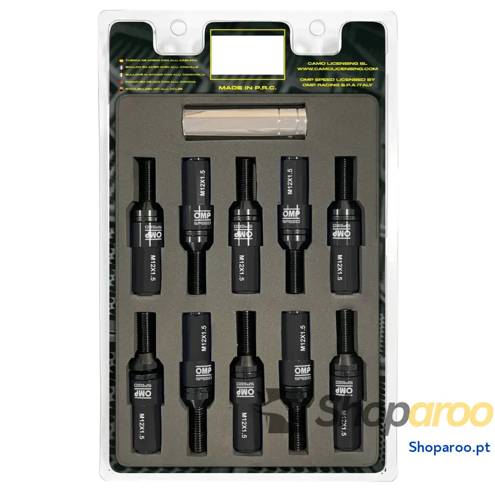 Kit de parafusos OMP OMPS09981401 28 mm Preto M14 x 1,50