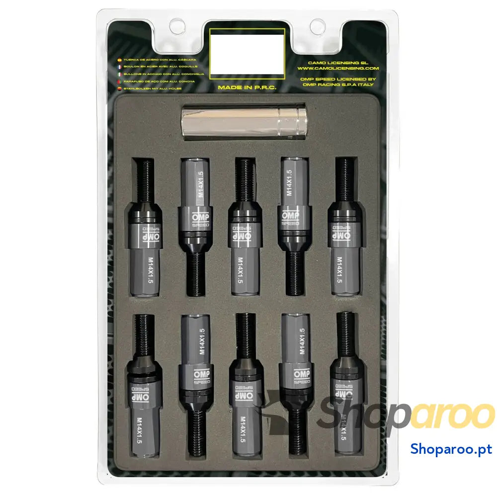 Kit de parafusos OMP OMPS09981402 28 mm Prata M14 x 1,50