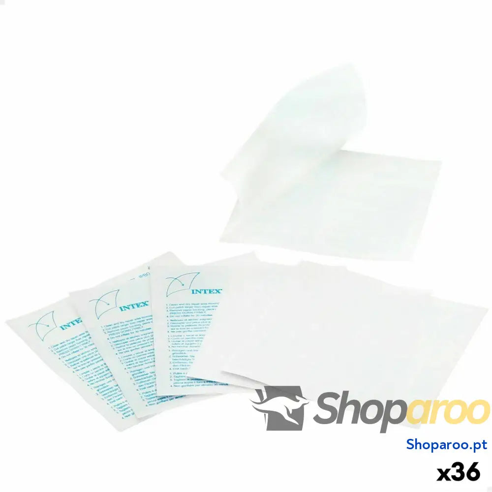 Kit de Reparação Intex Insuflável 7 x 0,5 x 7 cm (36 Unidades)