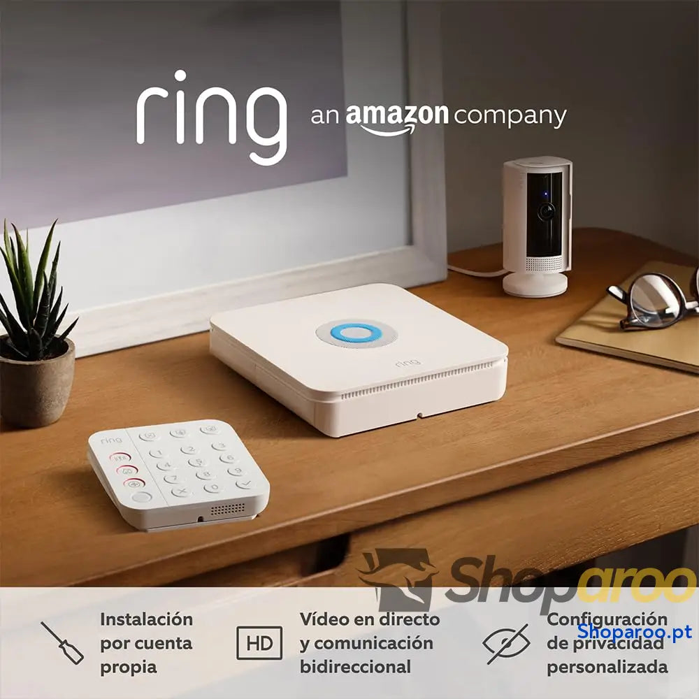 Kit Ring Alarm S | Sistema de segurança doméstica com alarme e vigilância assistida opcional Sem compromissos a longo