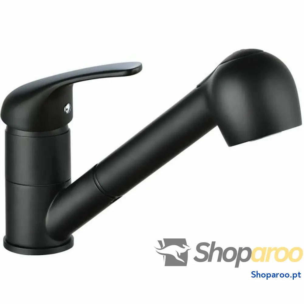 Kitchen Tap Rousseau ARES Preto Acabamento opaco