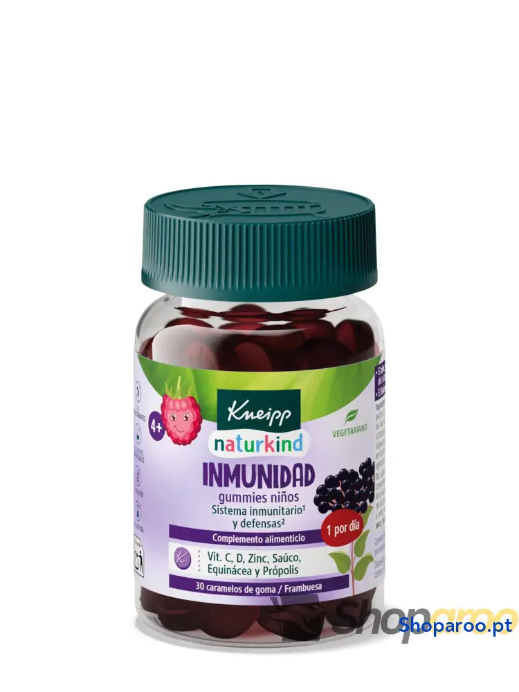 Kneipp Gummies Concentração para crianças vitaminas A D E C B3 B5 B6 B12 ácido fólico íodo óleo de linhaça: Omega 3 6