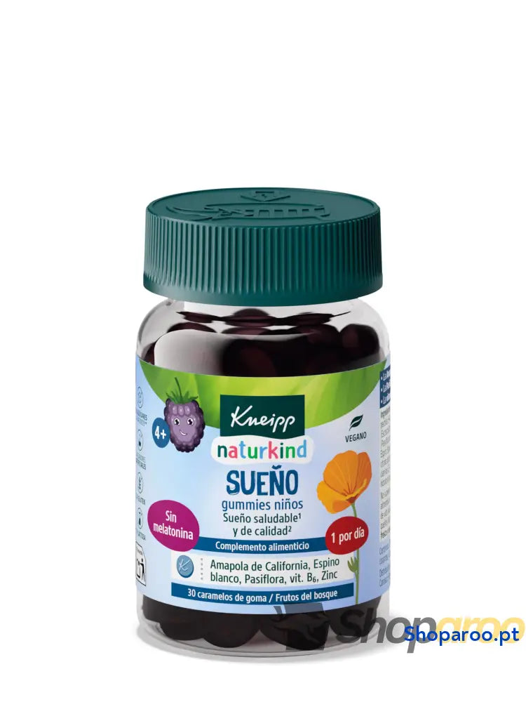 Kneipp Gummies Concentração para crianças vitaminas A D E C B3 B5 B6 B12 ácido fólico íodo óleo de linhaça: Omega 3 6