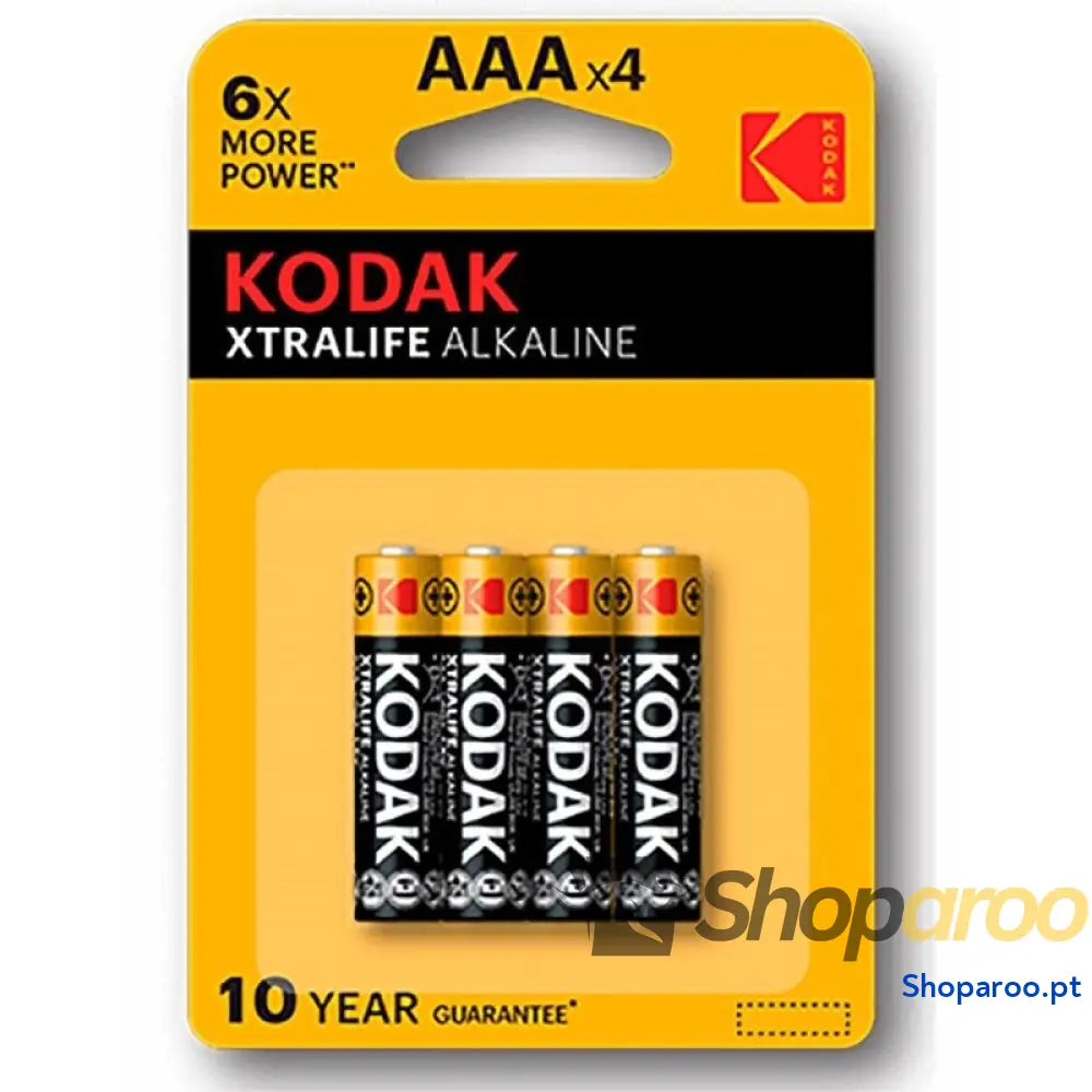 KODAK BATERIA ALCALINA XTRALIFE AAA LR03 * 4