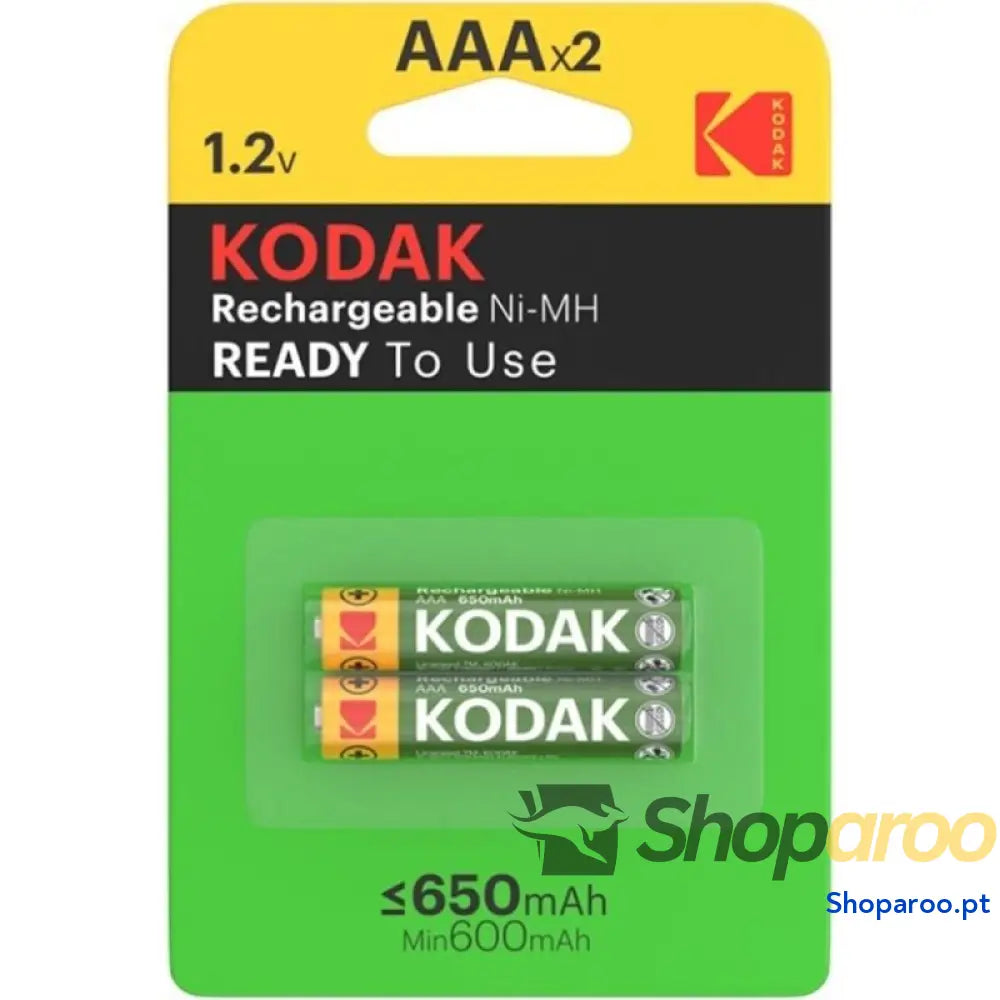 KODAK BATERIA RECARREGÁVEL HR03 AAA 650mAh BLISTER*2