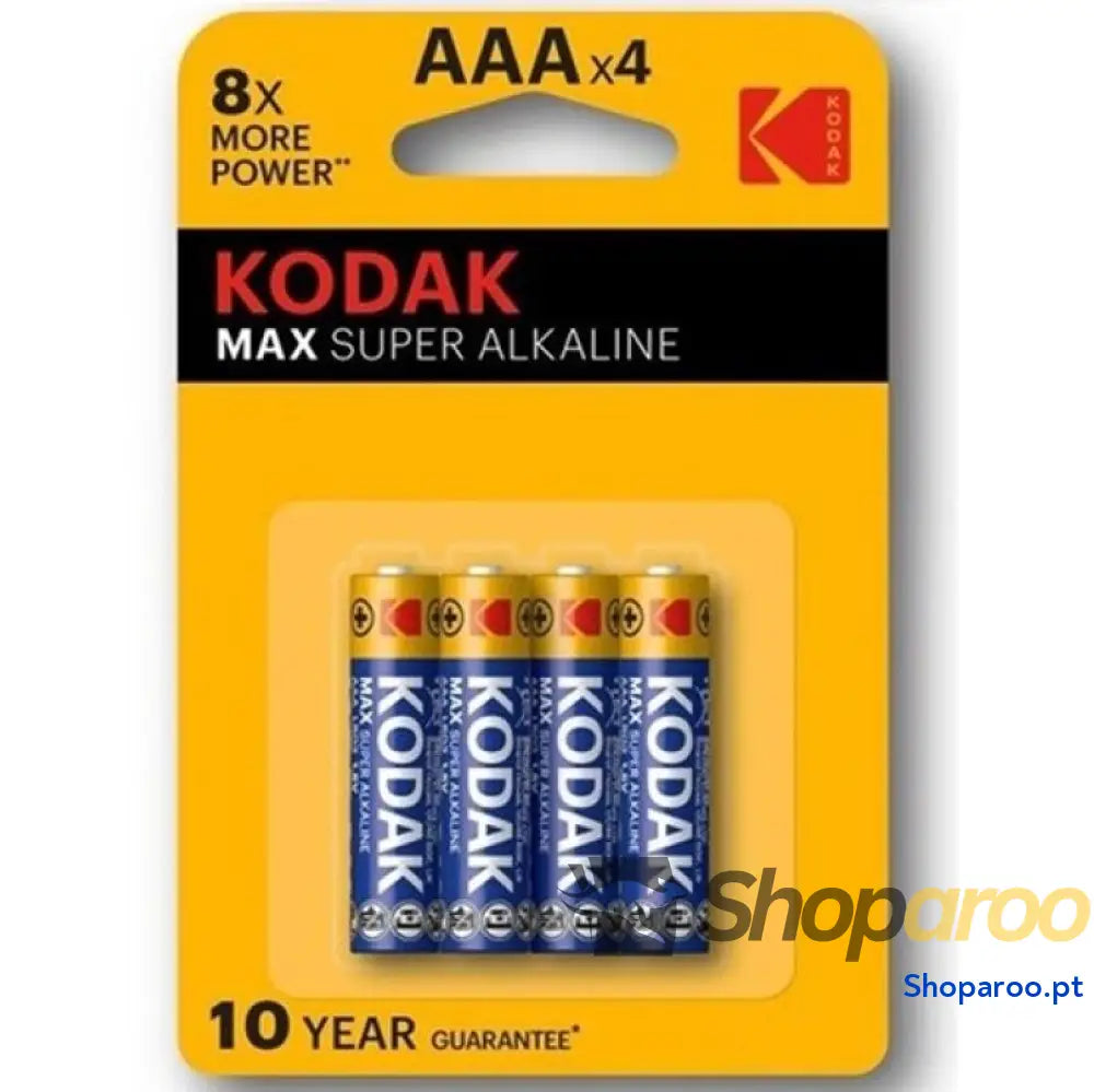 KODAK BATERIA SUPER ALCALINA MAX AAA LR03 * 4