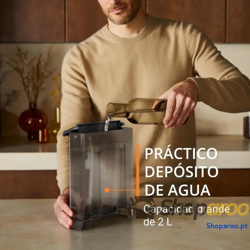 Krups Cafeteira expresso manual autêntico 15 barras de pressão espumador leite ajuste colher medição e compactador